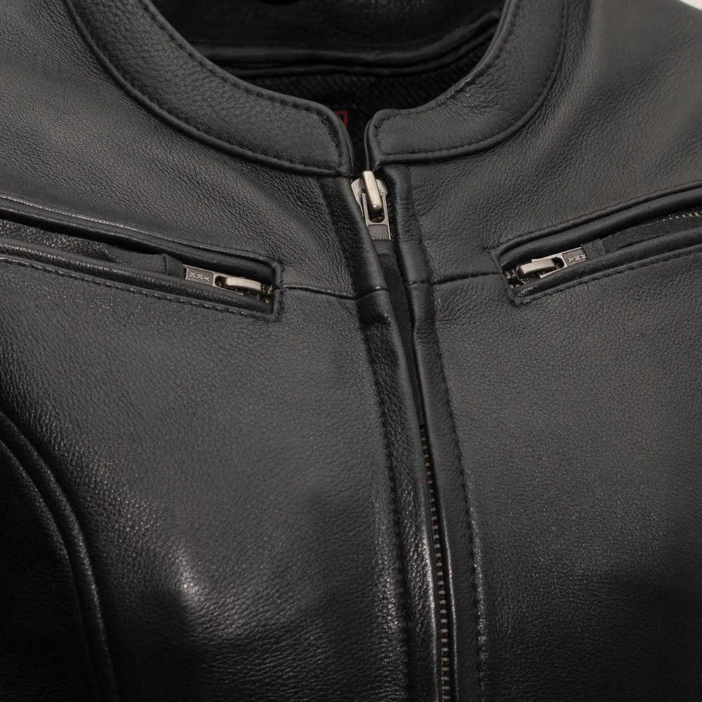 WOMEN'S WORLD Motorcycle Leather Jacket