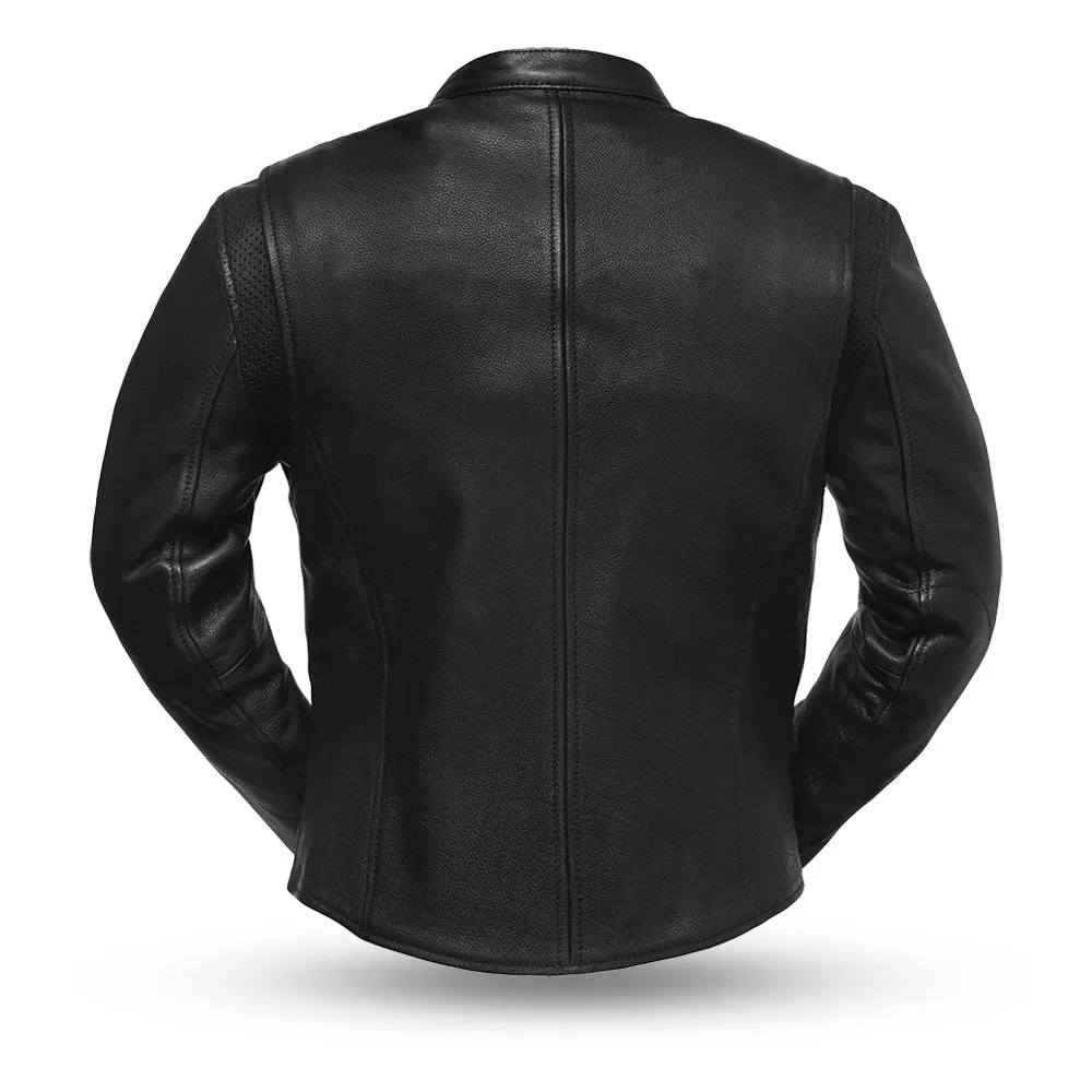 WOMEN'S WORLD Motorcycle Leather Jacket