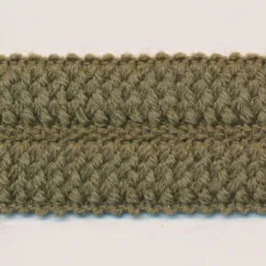 Wool Knit Binder Tape #11 Olive