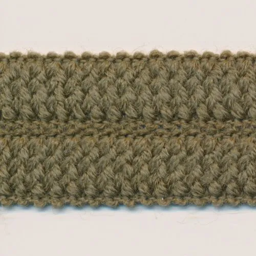 Wool Knit Binder Tape #11 Olive