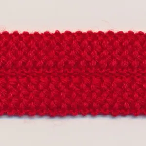 Wool Knit Binder Tape #17 Red