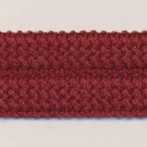 Wool Knit Binder Tape #19 Dark Red