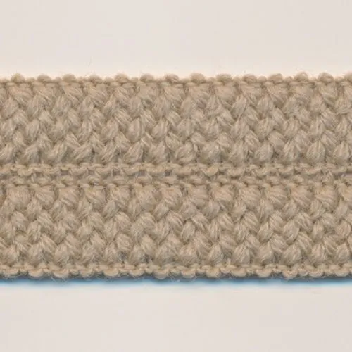 Wool Knit Binder Tape #4 Beige