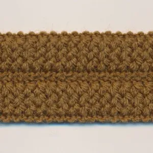 Wool Knit Binder Tape #5 Light Brown