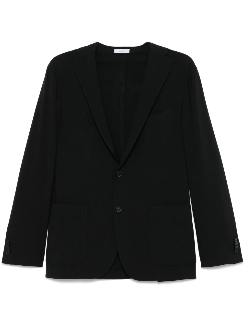 Wool single-breasted jacket