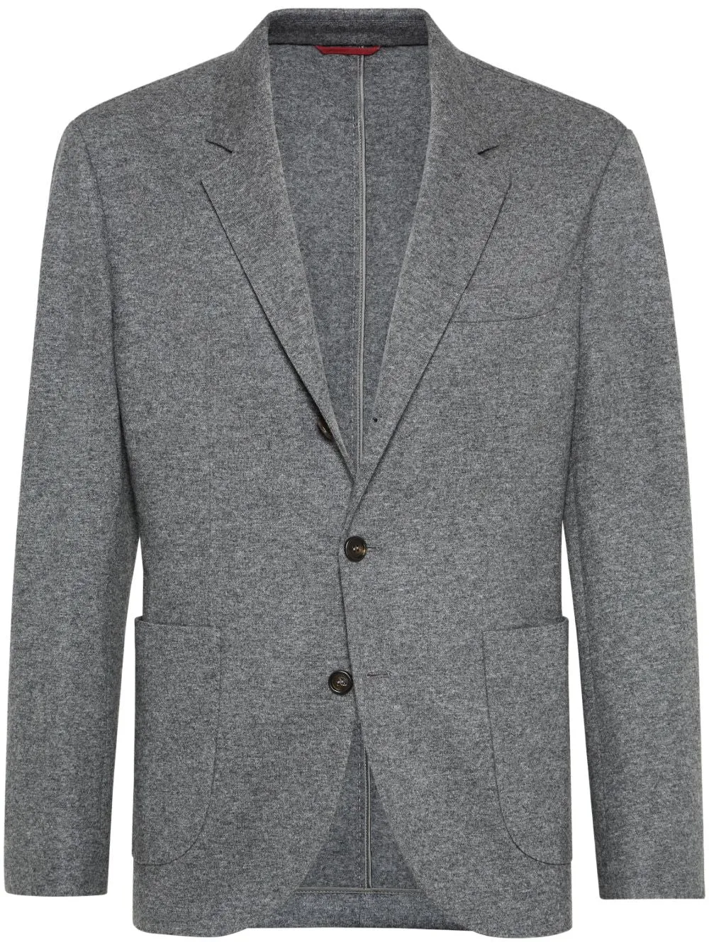 Wool single-breasted jacket