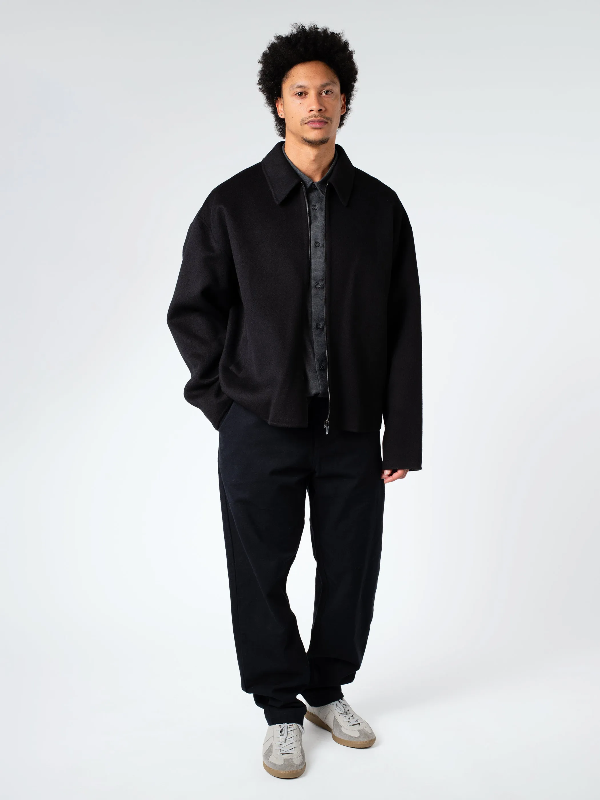 Wool Zipper Jacket