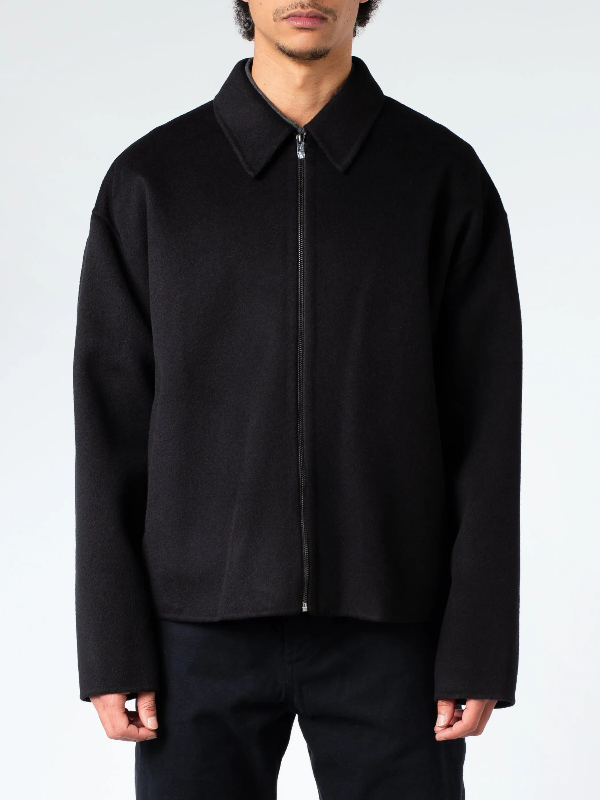 Wool Zipper Jacket