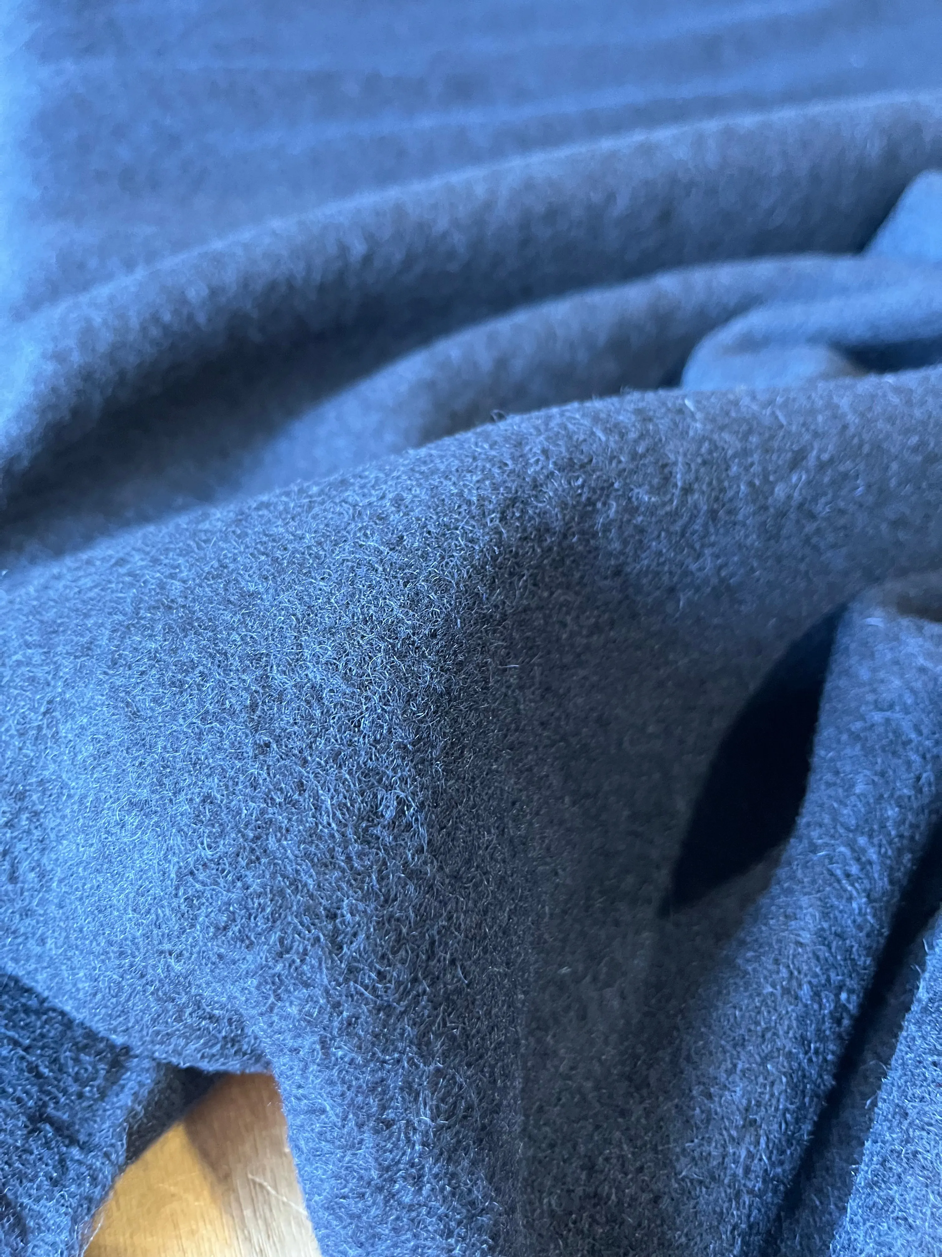 WOOLY BOILED WOOL NAVY