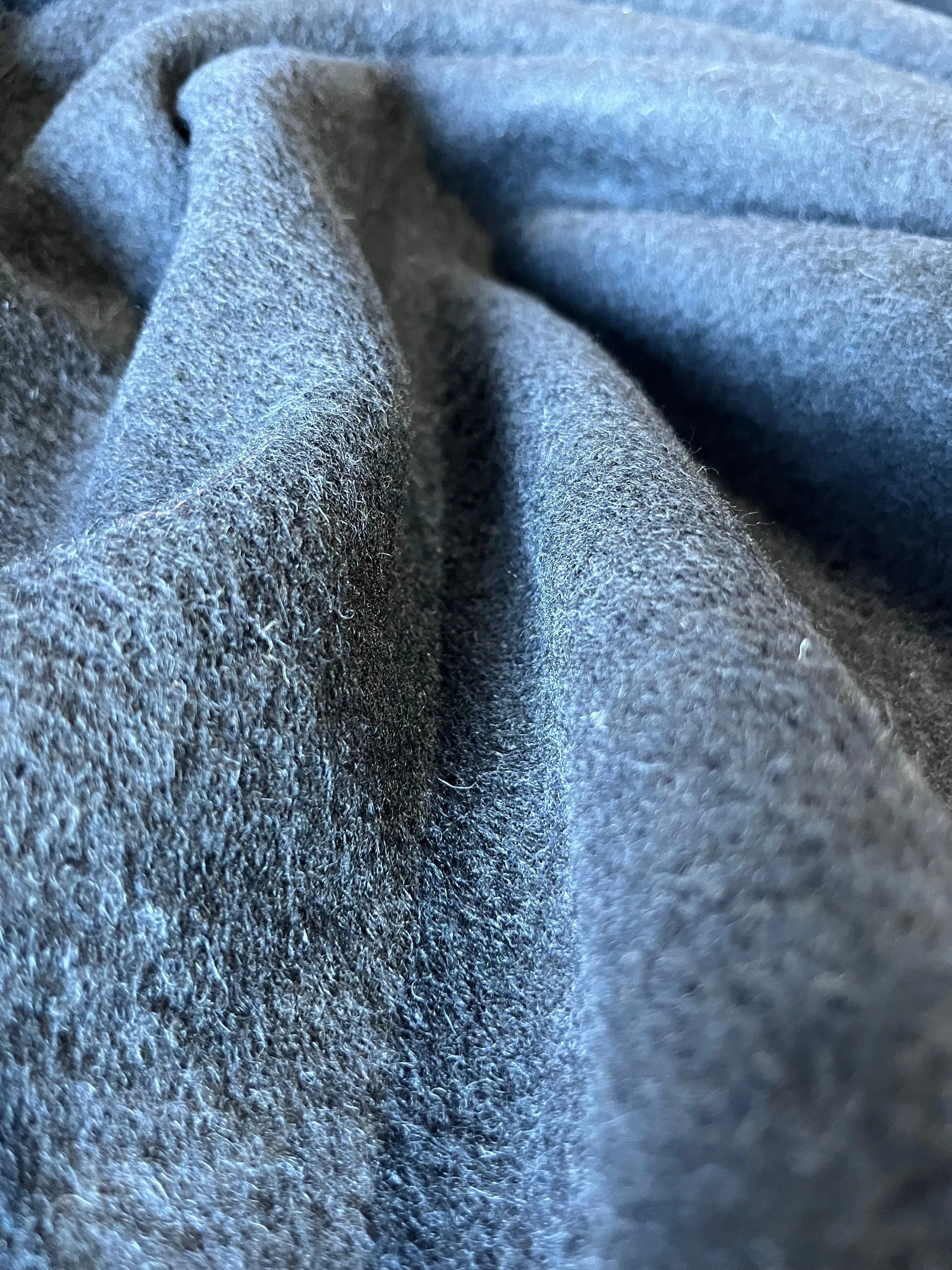 WOOLY BOILED WOOL NAVY