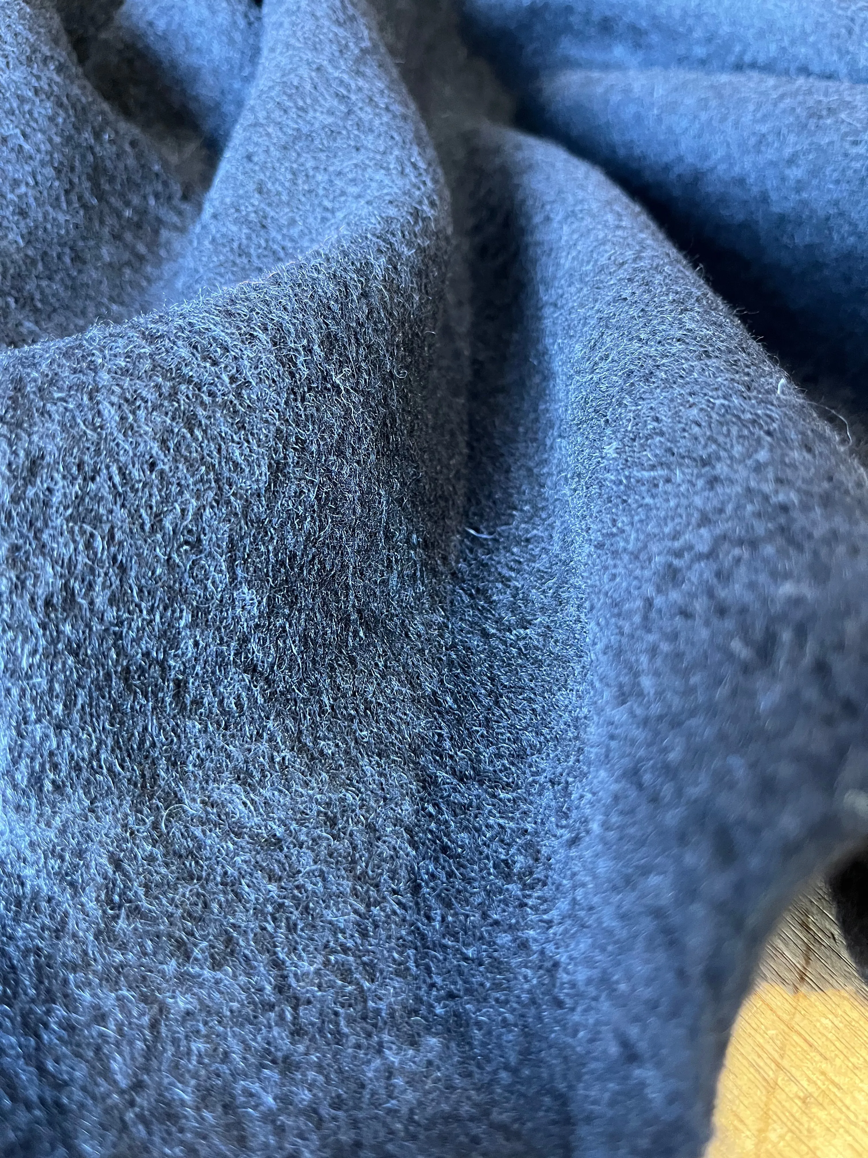WOOLY BOILED WOOL NAVY