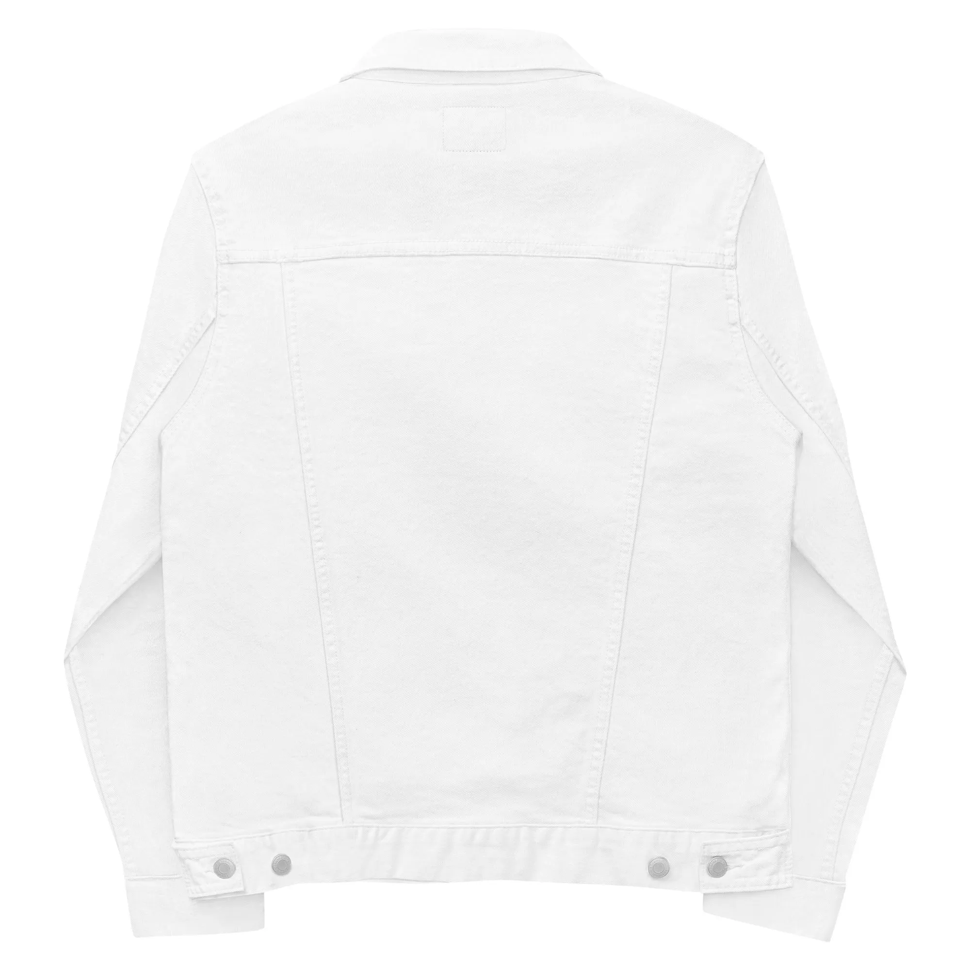 XCLUSIF POETIX WHITE LOGO Unisex denim jacket