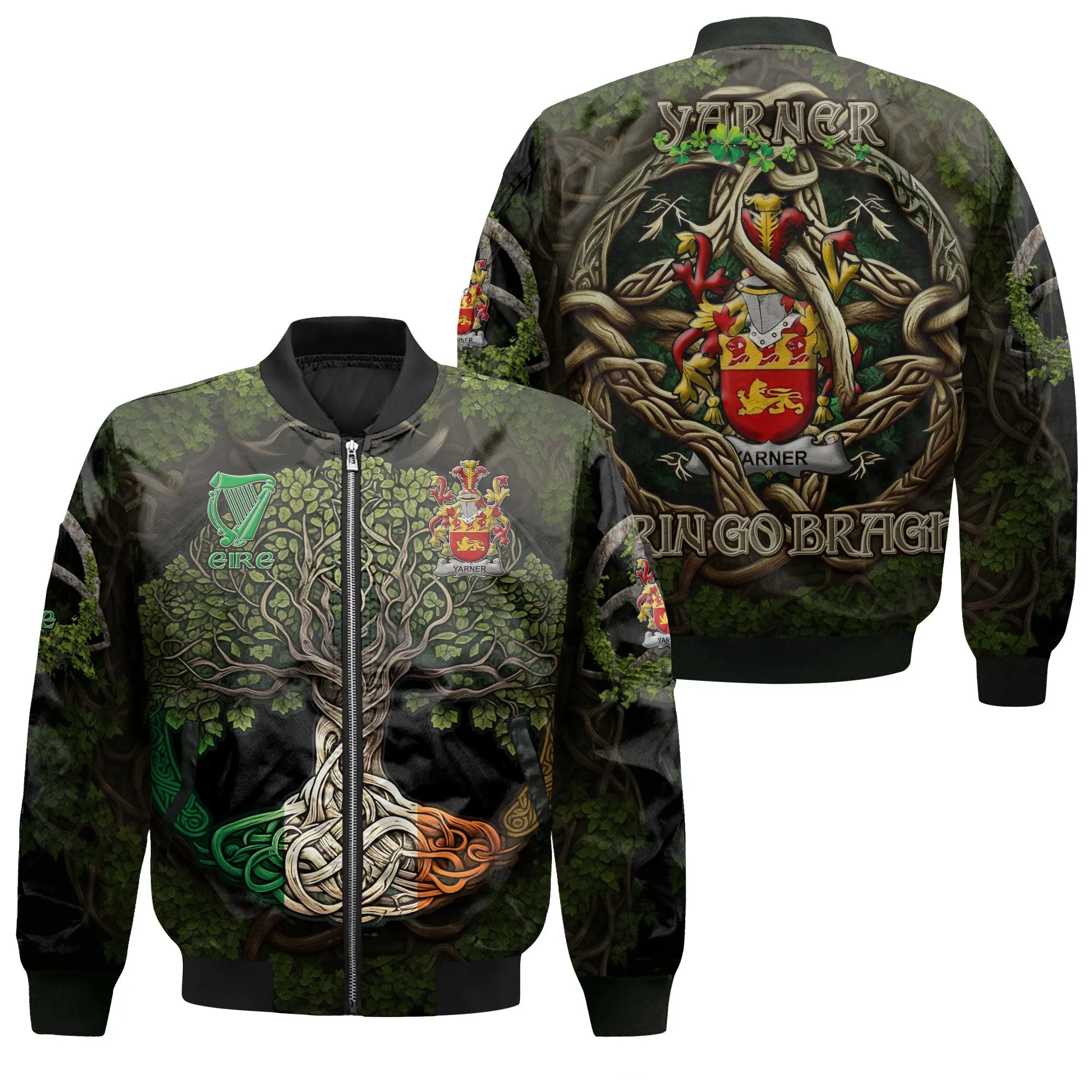 Yarner Bomber Jackets Ireland Is My Root Style