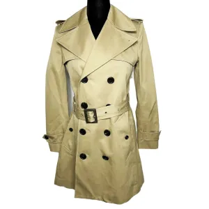 YSL - Saint Laurent - Runway Classic 6 Button Trench Coat - Belted - US 4 - 36