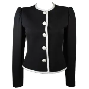 YVES SAINT LAURENT Asian Inspired Jacket Size 38