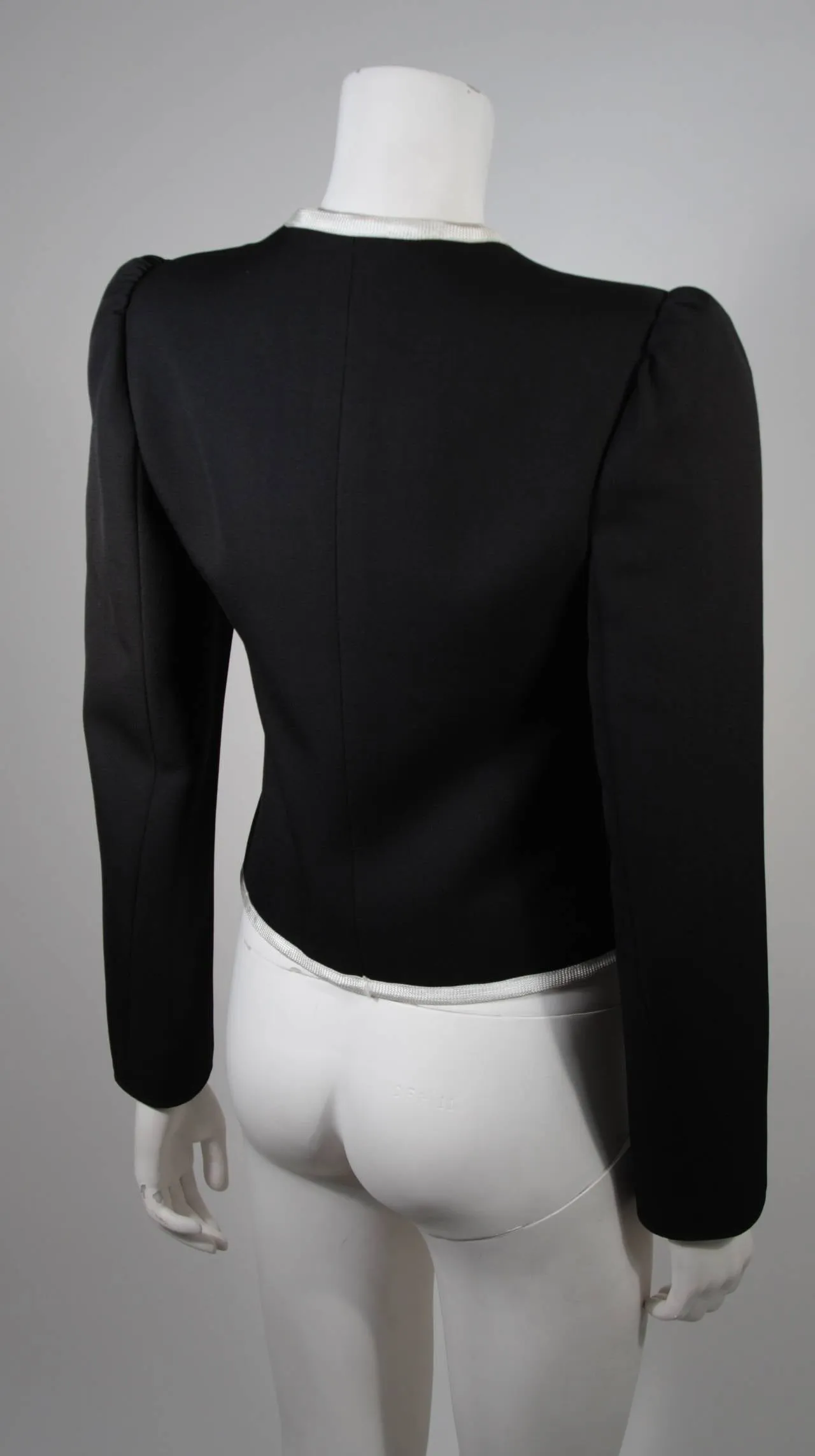YVES SAINT LAURENT Asian Inspired Jacket Size 38