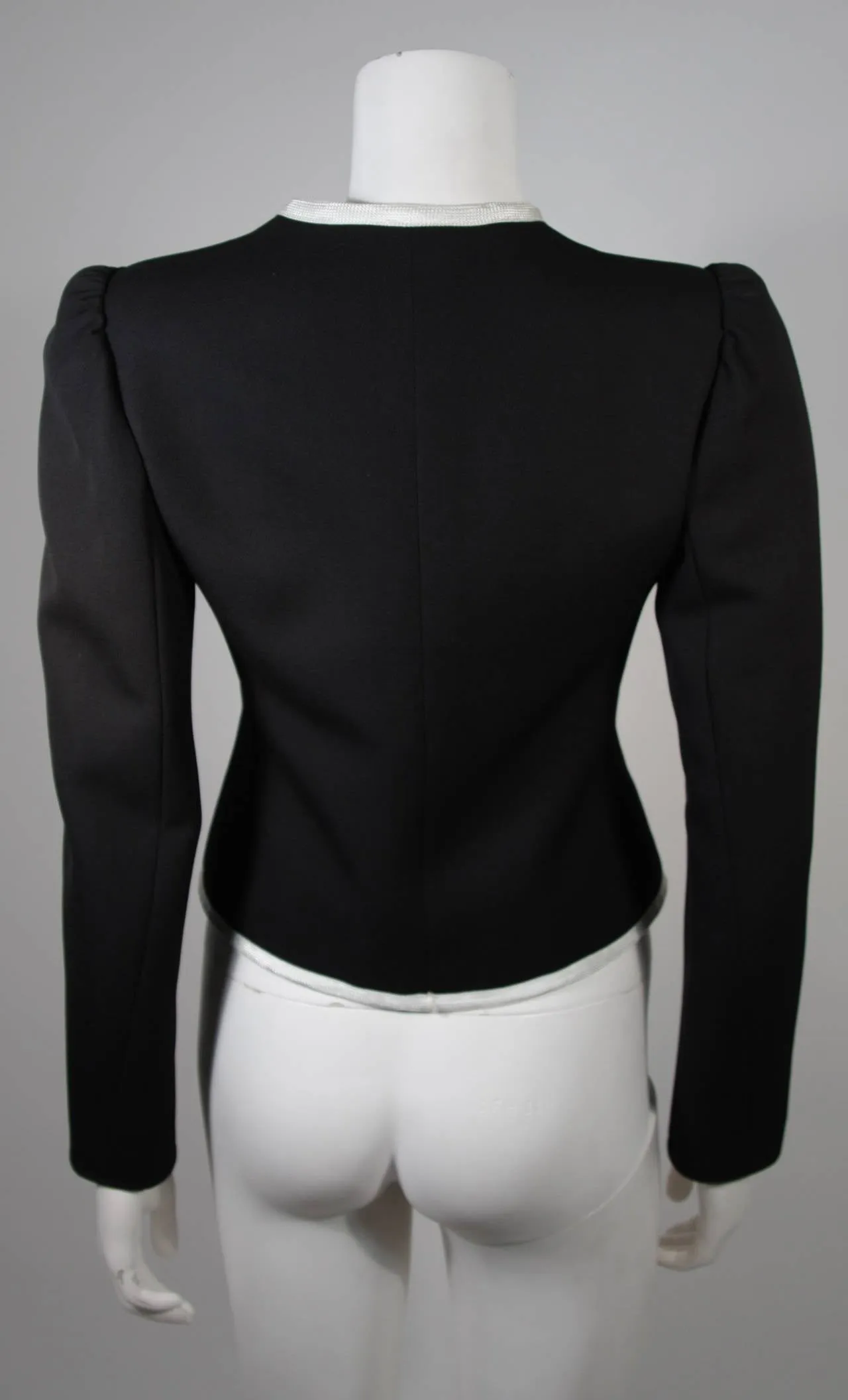YVES SAINT LAURENT Asian Inspired Jacket Size 38