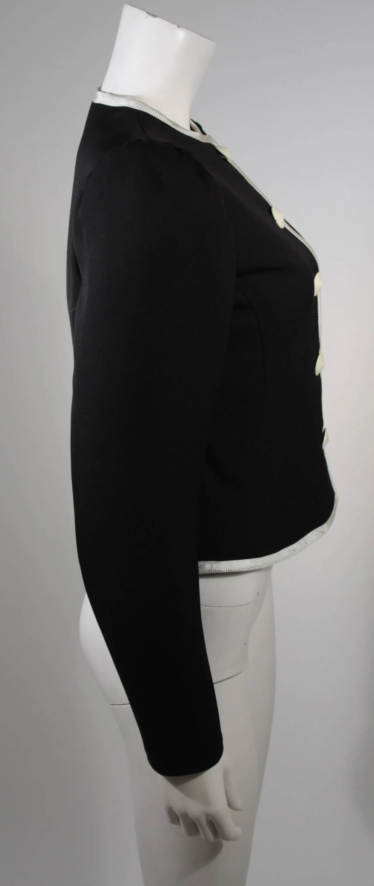 YVES SAINT LAURENT Asian Inspired Jacket Size 38
