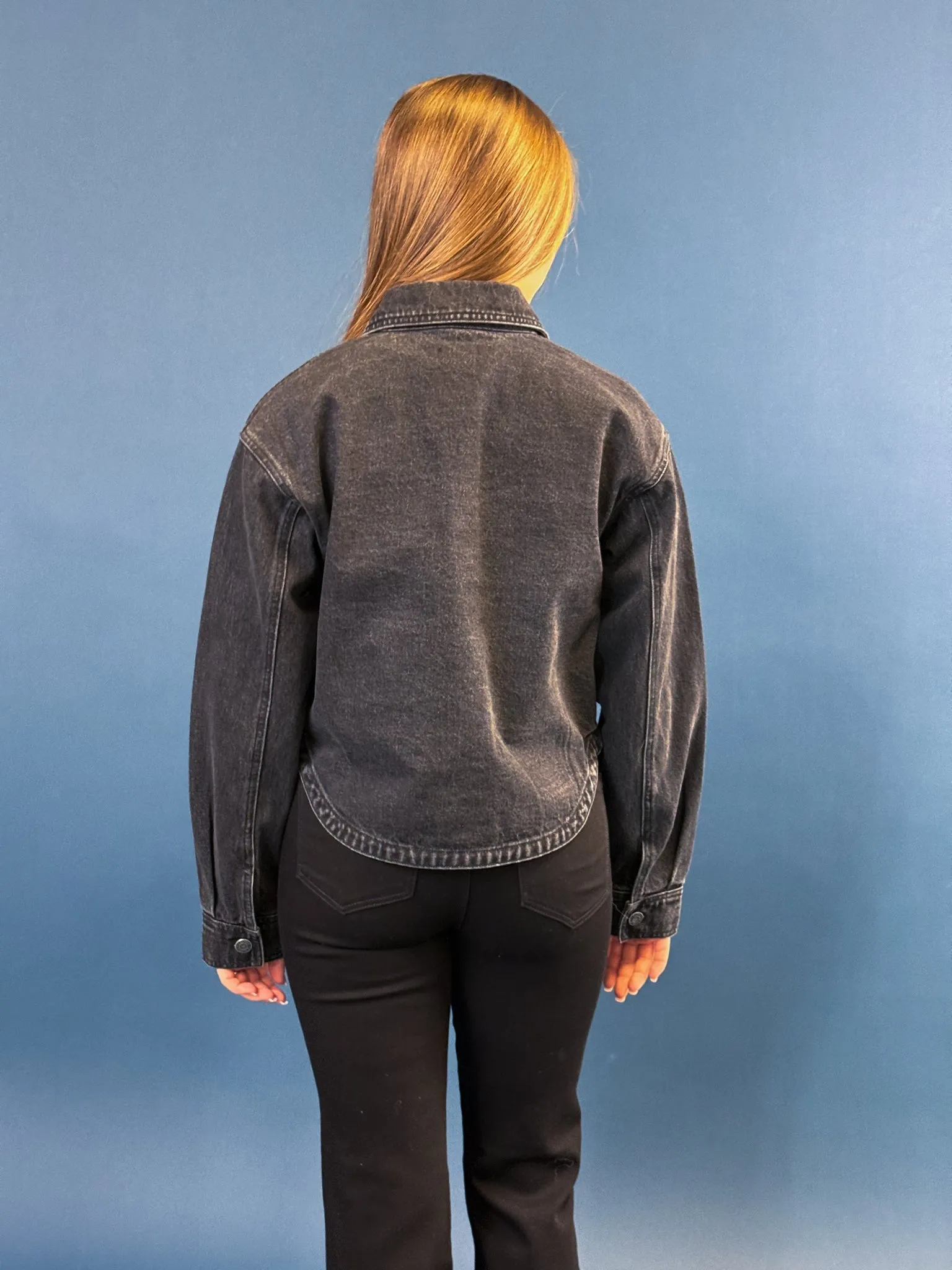 Z Supply Cropped Denim Jacket