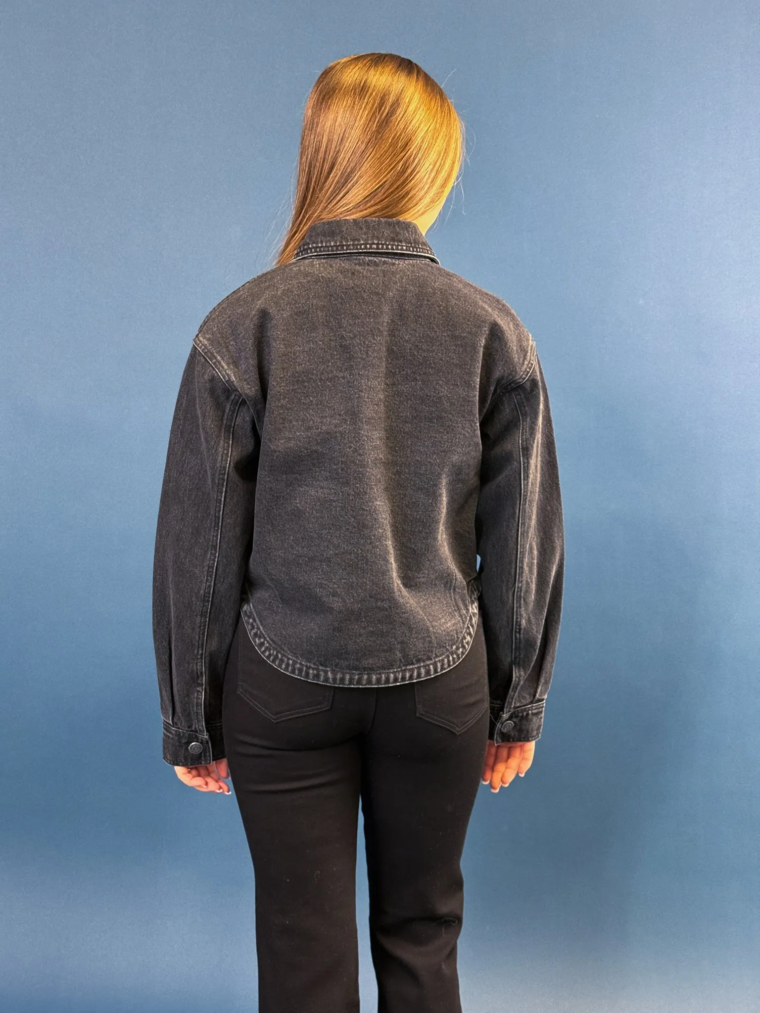Z Supply Cropped Denim Jacket