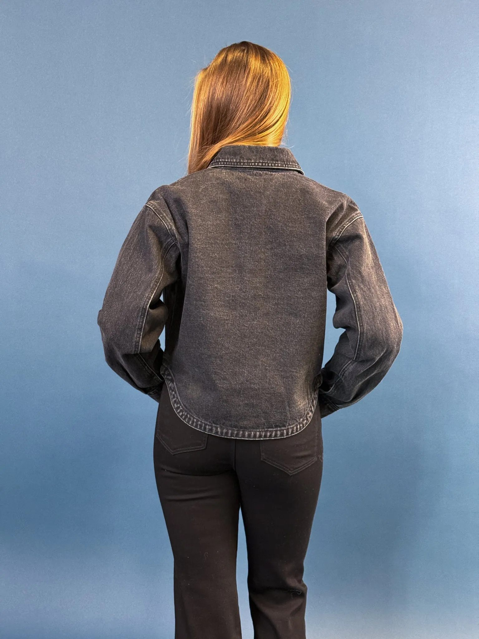 Z Supply Cropped Denim Jacket