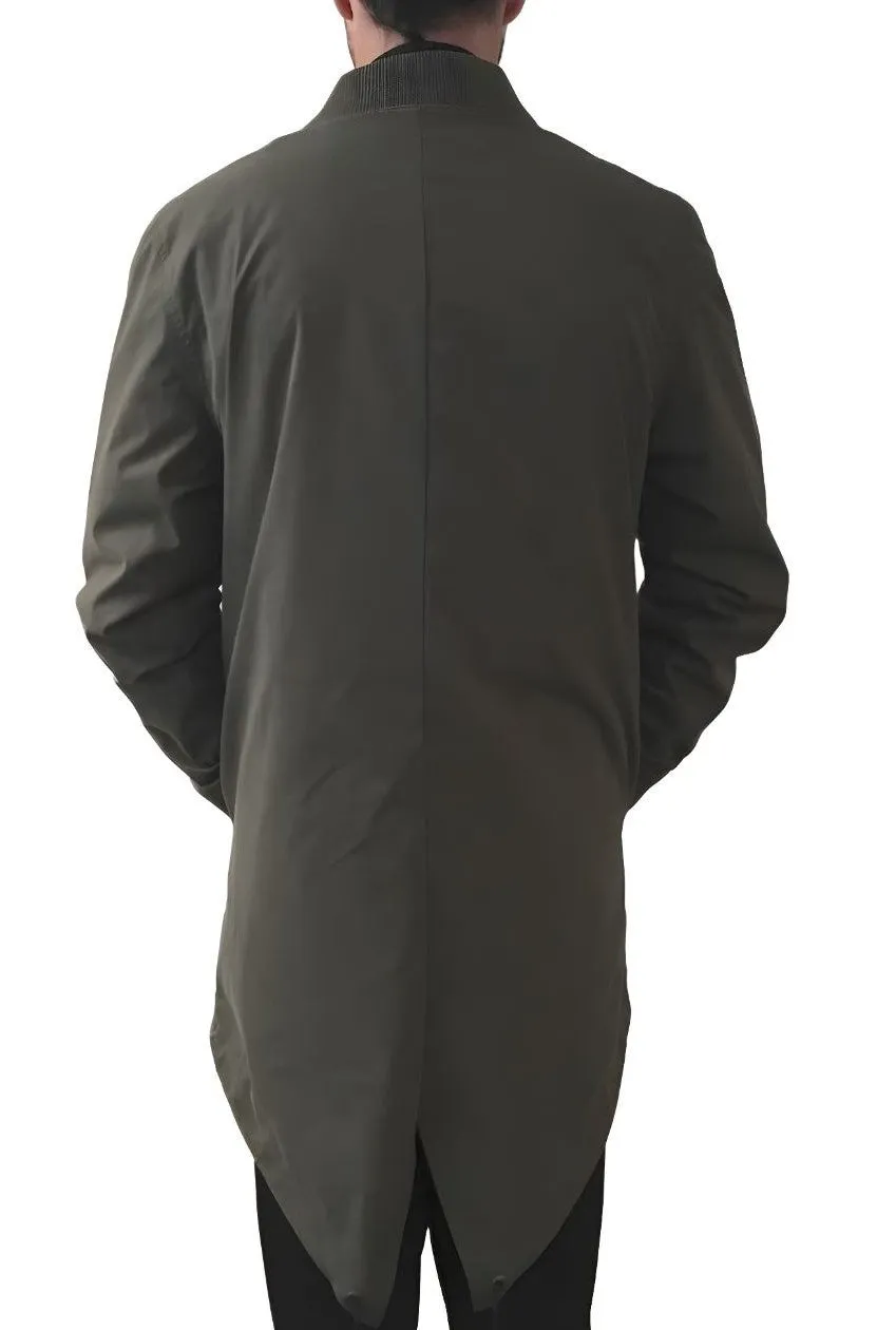 ZANEROBE Men's Olive Aten Zip Up Cotton Lightweight Bomber Size Medium NWT
