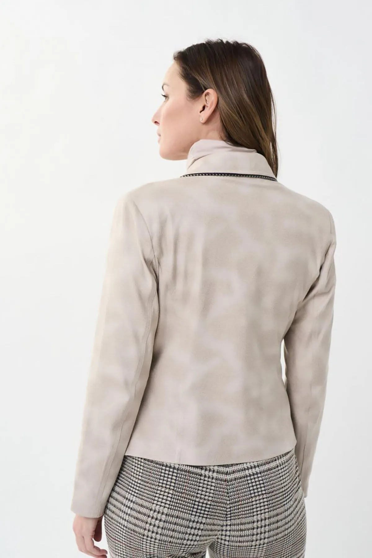 Zipper Detalided Jacket - Stone - JR121