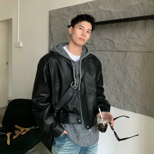 Zipper Leather Jacket