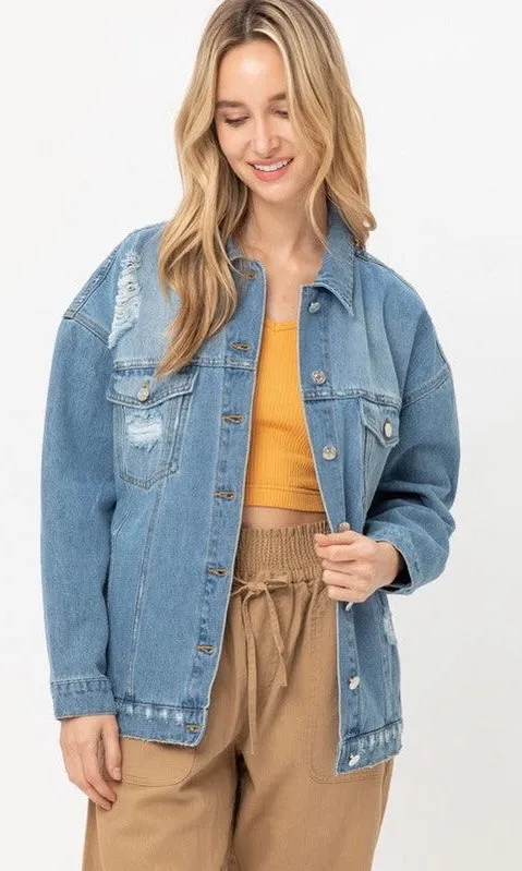 ZULEMA BLUE JACKETS OVERSIZED
