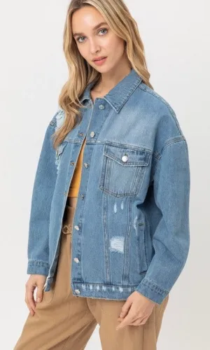 ZULEMA BLUE JACKETS OVERSIZED